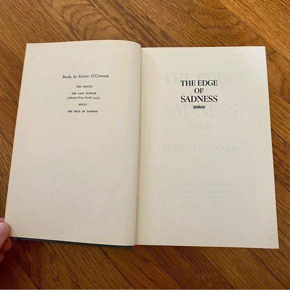 Vintage 60s Book The Edge of Sadness Edwin O'Connor 1961 1st Edition - Picture 5 of 8